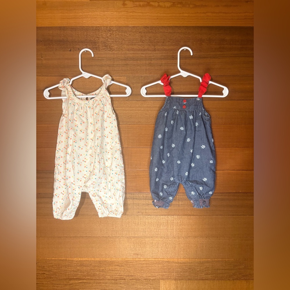 0–3M Baby Girl Romper Duo | babyGap + Gymboree